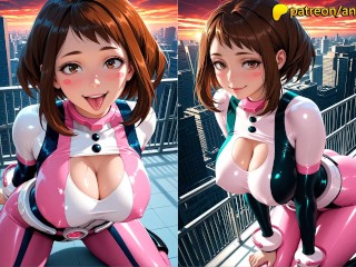 Ochako Uraraka from My Hero Academia: Lustful Flight in Zero Gravity