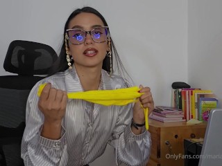 This secretary makes a huge pop hit with her Martian balloon (Full video on C4S / MV / OF / Membersi