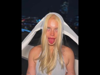 Naughty Bunny Slowly Undressing Just for You