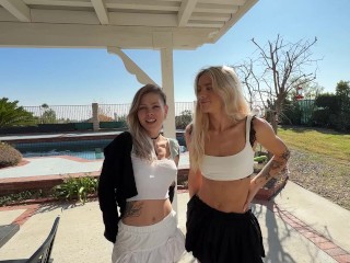 STALKING our new NEIGHBOR we find out he has a HUGE DICK - SammmNextDoor - Dakota Lyn - Vince Karter