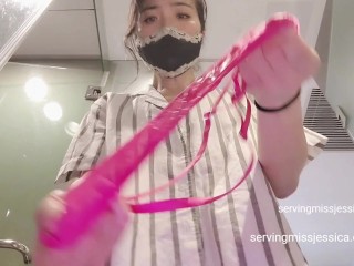 香港 廣東話 C644: 我射精內褲上了，請罰我再射一次！ (全片：fansocial.app. mistressjessica/