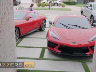 BRAZZERS - Luna Star Watches Her Husband Chris Fuck Gem Jewels, Decides To Join In The Fun