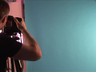 Blonde Roller Derby Captain Fucks The Camera Man During Her Calendar Shoot- Skankery