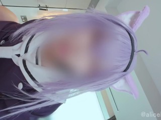 💜 【AliceHolic13】Femdom Vtuber Cosplayer, Melt-your-brain slow sex with a teasing.