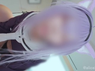 💜 【AliceHolic13】Femdom Vtuber Cosplayer, Melt-your-brain slow sex with a teasing.