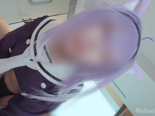 💜 【AliceHolic13】Femdom Vtuber Cosplayer, Melt-your-brain slow sex with a teasing.