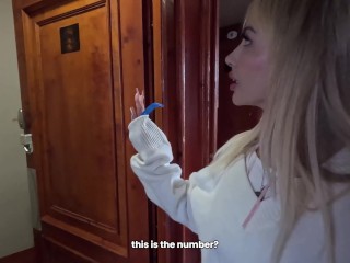 "LET´S FUCK!" - Busty Latina Sucked & Fucked Me In Thermal Bath of Budapest