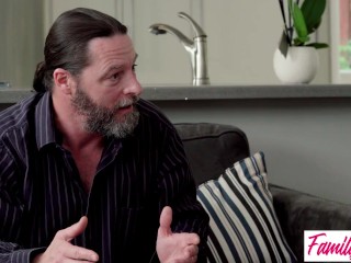 Dick Deprived SwapWife Tiffany Fox Finally joins in Swap Orgy with Leia Rae