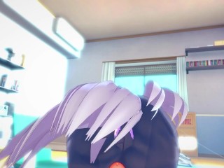 POV Hentai Footjob from Rossweisse from Highschool DxD