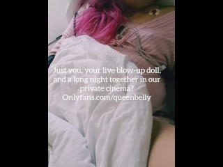 Doctor, make me big! It's my heart, OK? Extreme belly inflation