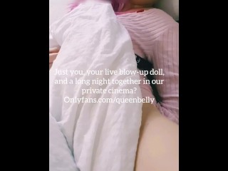 Doctor, make me big! It's my heart, OK? Extreme belly inflation