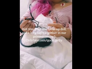 Doctor, make me big! It's my heart, OK? Extreme belly inflation