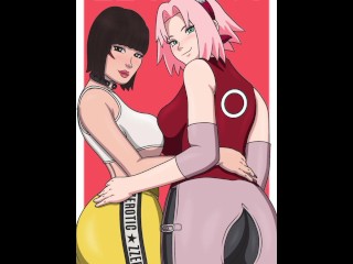 Kelly y Sakura muestran sus ENORMES CULOS en lencería!