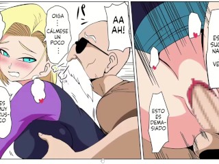 N° 18 le gusta pasar tiempo con el maestro roshi - Dragan ball z xxx