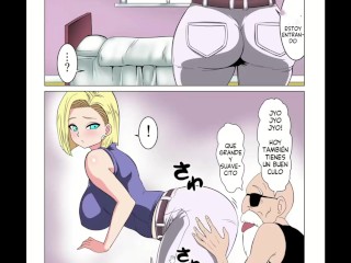 N° 18 le gusta pasar tiempo con el maestro roshi - Dragan ball z xxx