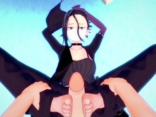 POV Hentai Footjob from Gin Akutagawa from Bungou Stray Dogs