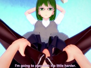 POV Hentai Footjob from Chika Haruno from Horimiya