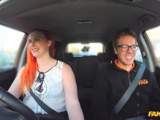 Fake Driving School - Tattooed Beauty Chloe Davis Gets Naughty During Driving Lesson