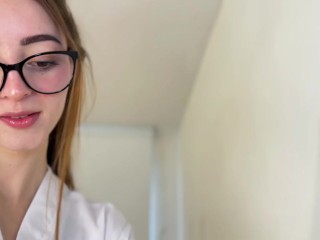 Happy ending massage with a sexy petite Latina - face fuck and cum in mouth