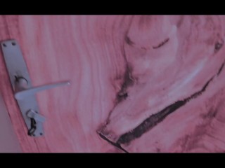 Burglar surprises hot neighbor! A SexDoll fuck with big Facial!