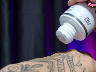 Influencer testing erotic products - Pepper Blend official - Wet line - body oil and others -ASMR