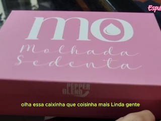 Influencer testing erotic products - Pepper Blend official - Wet line - body oil and others -ASMR