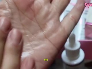 Influencer testing erotic products - Pepper Blend official - Wet line - body oil and others -ASMR