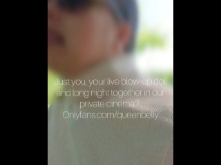 Hose bracelet in anal, deform belly inflation in nature