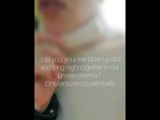 Hose bracelet in anal, deform belly inflation in nature