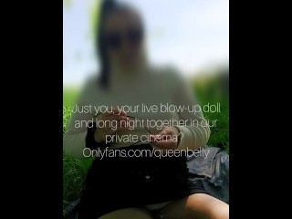 Hose bracelet in anal, deform belly inflation in nature