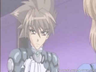 Busty anime teen licked out after fucking cock