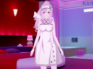 Hyakumantenbara Salome (Tennis wear) and I have intense sex. - Nijisanji VTuber Hentai