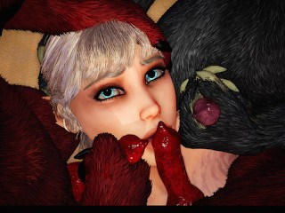 Teen Busty Elf Caught and GangBanged | 3D Animation