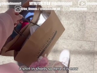 Little French girl Hellolimoonoff fetish feet with big cock and gets fucked hard surprised by a voye