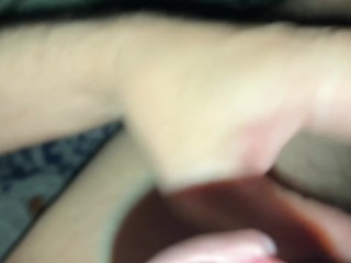 My neighbor woke me up with her moans - Masturbating listening to neighbor fucking