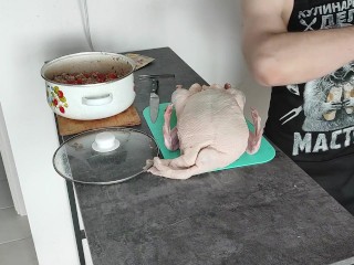 Фаршированная утка