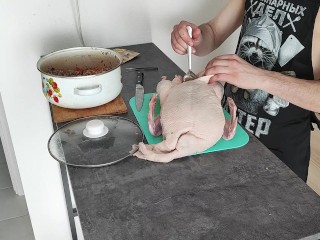 Фаршированная утка