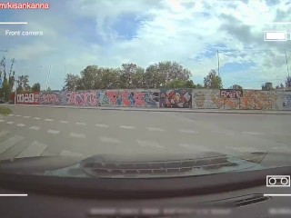 I got into a taxi and squirted all over the car! LET THE TAXI DRIVER JERK OFF TO MY PISS!