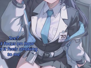 [Hentai JOI] Yuuka's Hellish Ejaculation Management (Femdom, Edging, Chastity))