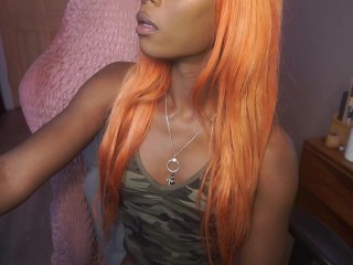 Vanniall Edging Her Huge Cock Til She Cums All Over