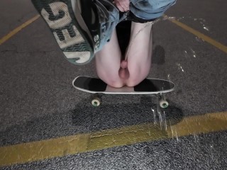 How The Skater Urinates In It's Natural Habitat