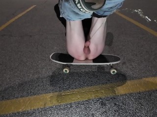 How The Skater Urinates In It's Natural Habitat