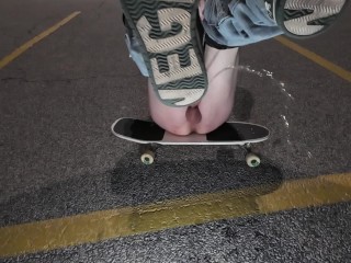 How The Skater Urinates In It's Natural Habitat