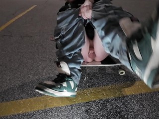 How The Skater Urinates In It's Natural Habitat