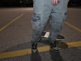 How The Skater Urinates In It's Natural Habitat