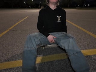 How The Skater Urinates In It's Natural Habitat