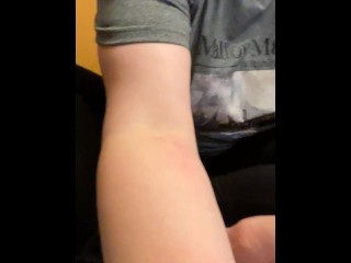 Nymeria Malfoy shows off her perfect feet with grown together toes and spits on them