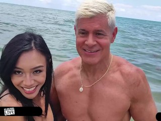 All Mighty Ring Seduces Mature Blonde Gigi Dior & Petite Asian Jade Kimiko – Immoral Live 4K