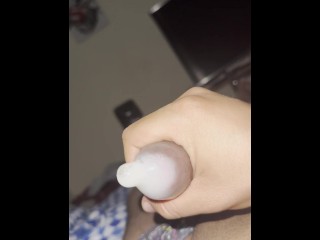 Masturbation with condom