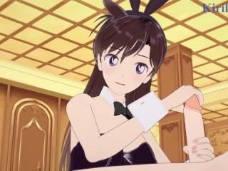 Ran Mouri (Bunny Girl) and I have intense sex in the casino. - Detective Conan Hentai